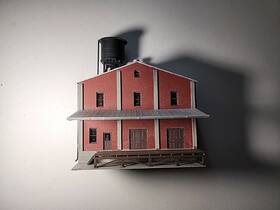 933-3184 Walthers Cornerstone Ho Scale Background Building Built