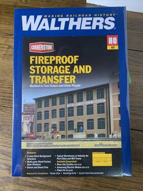 933-3189 Walthers Cornerstone Fireproof Storage And Transfer Unopened Sealed
