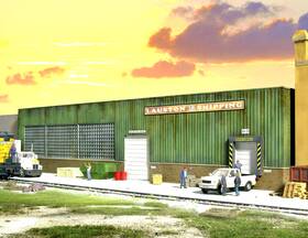 933-3191 Walthers Cornerstone Ho 1/87 Lauston Shipping Background Building Kit