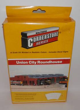 933-3202 Walthers Cornerstone N Scale Union City Roundhouse Kit #933-3202