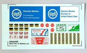 933-3249 Walthers Cornerstone N Scale Steel Mill Decals Blast Furnace Original Sheet 933-3249 Walthers Cornerstone N Scale Steel Mill Decals Blast Furnace Original Sheet