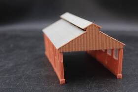 933-3529 Walthers Cornerstone Ho Kit Co-op Storage Shed Building