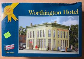 933-3609 Walthers Cornerstone 674 - Ho Scale Gold Ribbon Worthington Hotel Kit #933-3609 933-3609 Walthers Cornerstone 674 - Ho Scale Gold Ribbon Worthington Hotel Kit #933-3609