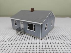 933-4152 Walthers Cornerstone 933-3775 Ho Post War Prefab. Pre-built Estate Sale Find