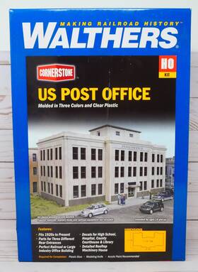 933-3782 Walthers Cornerstone U.s. Us Post Office Kit Ho Open Box Complete