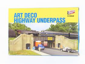 933-3800 Walthers Cornerstone N 1/160 Scale Kit #933-3800 Art Deco Highway Underpass 933-3800 Walthers Cornerstone N 1/160 Scale Kit #933-3800 Art Deco Highway Underpass