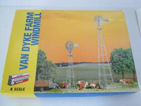 933-3801 Walthers Cornerstone N Scale Kit #933-3801 Van Dyke Farm Windmill Open Box