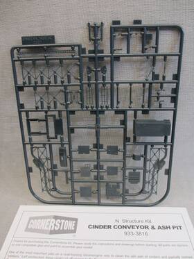 933-3816 Walthers Cornerstone N Scale Cinder Conveyor And Ash Pit Read Text