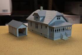 933-3889 Walthers Cornerstone N Scale American Bungalow Kit House Trains