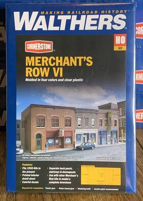 933-4043 Walthers Cornerstone Ho Merchants Row Vi Kit Sealed