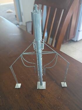 933-4160 Walthers Cornerstone Ho Scale Diesel Service Sanding Tower Kit Built