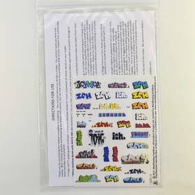 1430-n Weathering Solutions N Scale Graffiti - New Old Stock