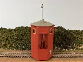 G1966 Weaver Brass Water Tower No Box O Scale G1966 Weaver Brass Water Tower No Box O Scale