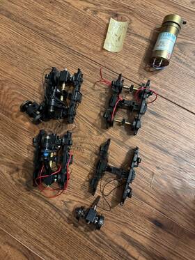 Pdw31012 Weaver O Scale Gp38 Parts Trucks Motors Brass Frames And Various