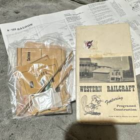 N-106 Western Railcraft Saloon N Scale Wood Model Railroad Kit