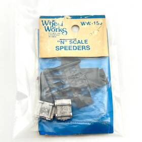 Ww-150 Wheel Works N Scale Speeder Industrial Motor Cart Model Kit 2 Pcs Ww-150 Wheel Works N Scale Speeder Industrial Motor Cart Model Kit 2 Pcs