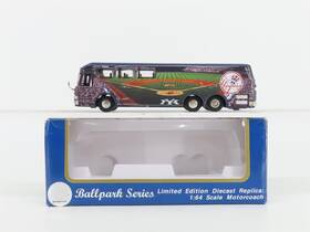 White Rose 642464005254 Ho 1/64 Scale Die-cast Ballpark Series New York Yankees Bus