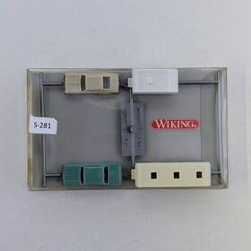 90922 Wiking N Scale 2 Pack Of Cars With Travel Trailers 90922 Wiking N Scale 2 Pack Of Cars With Travel Trailers