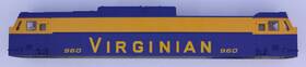 960-2 Williams Electric Locomotive Inch Virginian Body Shell Without Pantograph