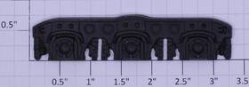 3-axle Williams Wm-40 Black Passenger Truck Side-need Repair 10