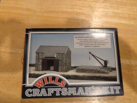 Ck15 Wills Kits Craftsmans Kit Inch Oo Goods Shed Bank And Crane Detailed Scale Models