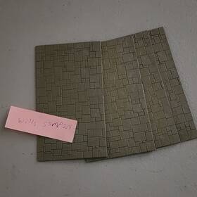 Ssmp208 Wills Inch Grey Slates Sheet Pack Aprx 130 X 75 Mm 4 Sheets Oo/ho