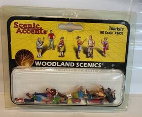 Woodland Scenics 724771018360 12 Ho Scale Scenic Accents Figures Tourists Plus