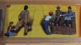 A2176 Woodland Scenics N Scale Shoe Shiners 7pcs - Out Of Original Packaging