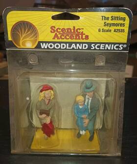 A2535 Woodland Scenics G Scale Sitting Seymores Creepy Ventriloquist Eerie Halloween