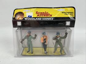 A2547 Woodland Scenics G Scale Idling Engineers Figures 3pcs