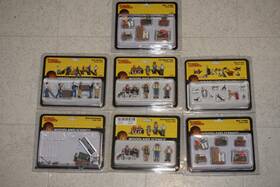A2729 Woodland Scenics Lot Of 6 Full Packs 1 Partial Figures People O Scale Lionel Mth