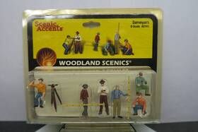 A2741 Woodland Scenics Scenic Accents O Scale #a2741 Surveyors 6 Figure Set Unused