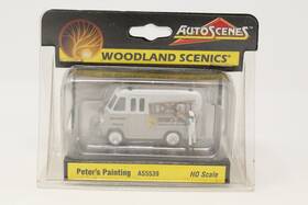 As5539 Woodland Scenics Ho 1 87 Peters Painting Work Van Figures