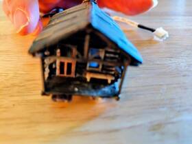 Br4961 Woodland Scenics N Scale Cozy Cabin With Led Light