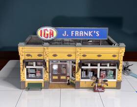Br5050 Woodland Scenics Ho-built And Ready J. Franks Iga Grocery Store Ho Scale Br5050 Woodland Scenics Ho-built And Ready J. Franks Iga Grocery Store Ho Scale
