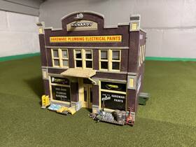 Br5822 Woodland Scenics O Scale Menards Hardware Store Built And Ready