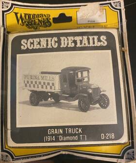 D-218 Woodland Scenics Ho - Grain Truck 1914 Diamond Inch T Rta