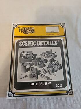 D225 Woodland Scenics Scenics-scenic Details Industrial Junk # D 225 Sealed