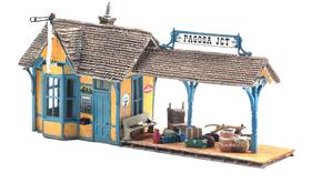D239 Woodland Scenics Inch Scenic Details Ho Scale Flag Depot Building Kit