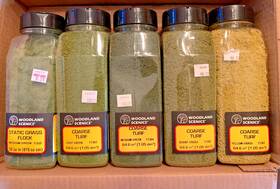Fl635 Woodland Scenics Fl635. T1361 Lot Of 5 Train/diorama Scenery Turf Grasses 50 Cu. Inch E-03