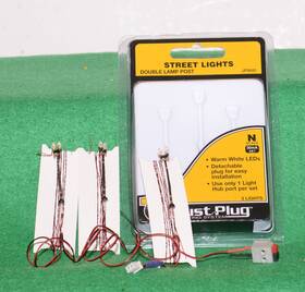 Jp5640 Woodland Scenics Double Lamp Post Street Lights