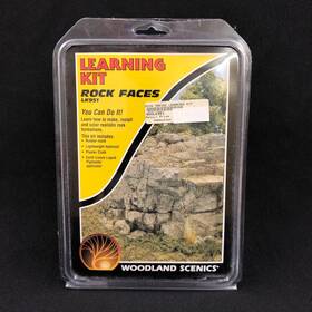 Lk951 Woodland Scenics Rock Faces Learning Kit Scenery For Miniatures And D&d