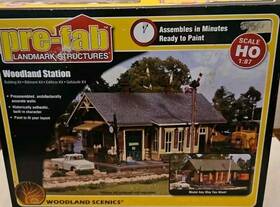 Pf5187 Woodland Scenics Station Kit #pf5187 Ho 1 87