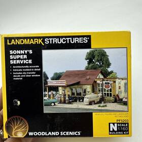 Pf5203 Woodland Scenics T Pre-fab Sonnys Super Servicen Railroadtrainbuilding