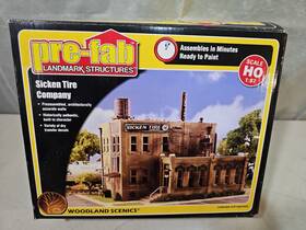 Woodland Scenics Pf5204 Sicken Tire Company Preassembled Complete In Box