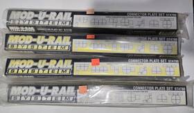 St4780 Woodland Scenics Mod-u-rail Connector Plate Set Lot Of 4