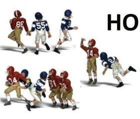 Woo-a1895 Woodland Scenics Ho Scale - Youth Football Players 9 Pcs. By #woo-a1895