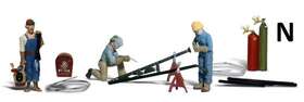 Woo-a2157 Woodland Scenics N Scale - Welders And Accessories 13 Pcs