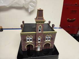 Woo-br5034 Woodland Scenics Ho Scale - Firehouse Factory Built Senics
