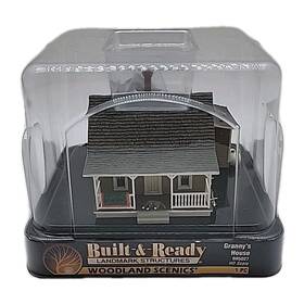 Woobr5027 Woodland Scenics Ho Scale Br5027 Built And Ready Grannys House Excellent